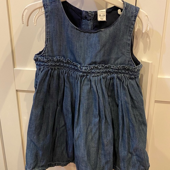 Gap denim dress 18-24 mo